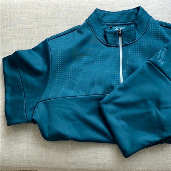 Men’s Adidas Quarter zip Golf Pullover - Picture 4 of 8
